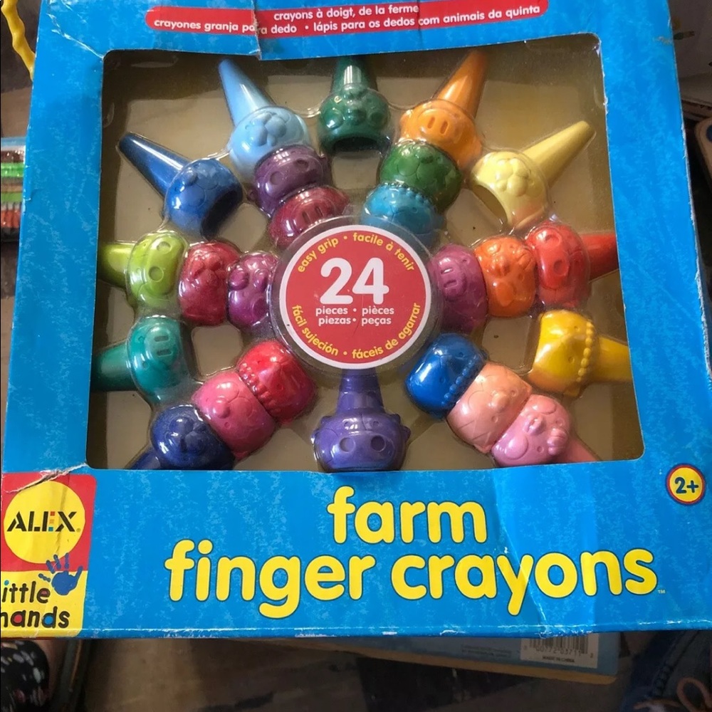 ALEX Toys Little Hands Farm Finger Crayons